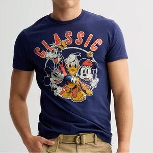 Disney’s Mickey Mouse and Friends Men’s/ Women’s Vintage Graphic Tee size M Navy